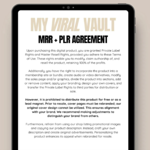 22 Faceless Digital Marketing MRR Products – DFY Master Resell Rights Bundle