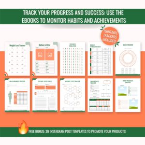 DFY Digital Products eBook Bundle | Premium PLR & MRR Fitness and Wellness Collection