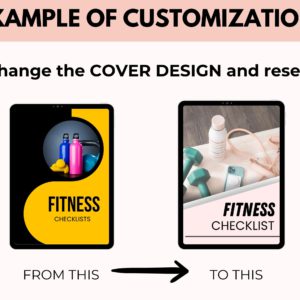 Fitness Checklist – PLR Resell Rights | Coaching Printable | Canva + PDF | Fitness Binder | 30 Pages
