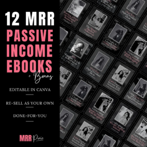 MRR Passive Income eBook Bundle – PLR & Master Resell Rights (DFY Digital Products)